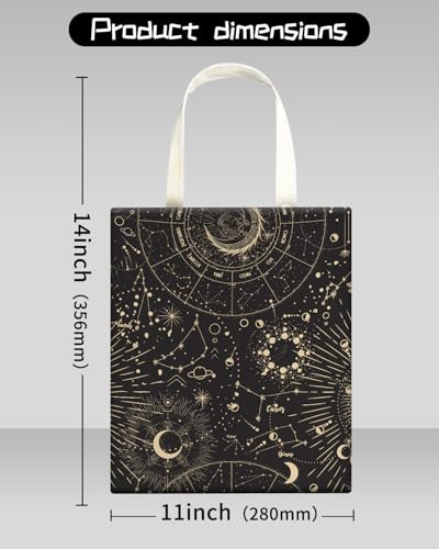 Car Trash Can, Seat Back Hanging Car Trash Bag, Cute Canvas Car Garbage Bag, Essential Car Trash Bin Car Organizers Sun and Moon - color: Sun And Moon