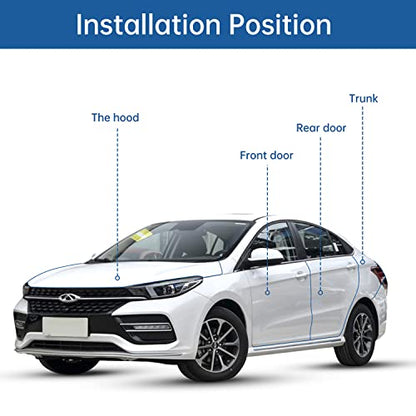 Car Door Edge Guards 16Ft(5M) Automotive Door Entry Guard U Shape Car Door Trim Protector for Most Car