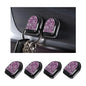 4 PCS Bling Car Mini Hooks, Cute Rhinestone Adhesive Back Seat Auto Hangers, Multifunctional Crystal Hanging Storage Hook for Vehicle Dashboard Wall Hat Coat Towel Key (Pink) - color: Pink