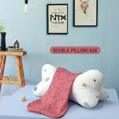 Neck & Cervical Pillows Dog Bone Shaped Travel Neck Pillows With Washable Removable Cover For Car Bus Truck Driving Comfort Head Rest Support Bone Pillows For Neck Chiropractic Pillow ( Size : B ) - size: B
