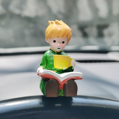 Cute Princ Figurines Statue Decorations for Car Dashboard Accessories Interior Women Men Mini Car Dash Board Windows Rearview Mirrors Auto Display Ornaments Birthday Cake Toppers Decoration - color: C1