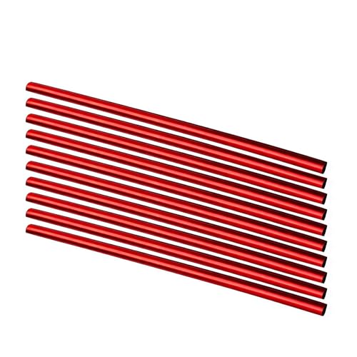 10PCS Car Air Conditioner Outlet Decoration Strip, PVC Waterproof Scratch-resistant Air Conditioner Vent Protector, Personalized Cuttable DIY Trim, Universal for Most Cars (Red) - color: Red