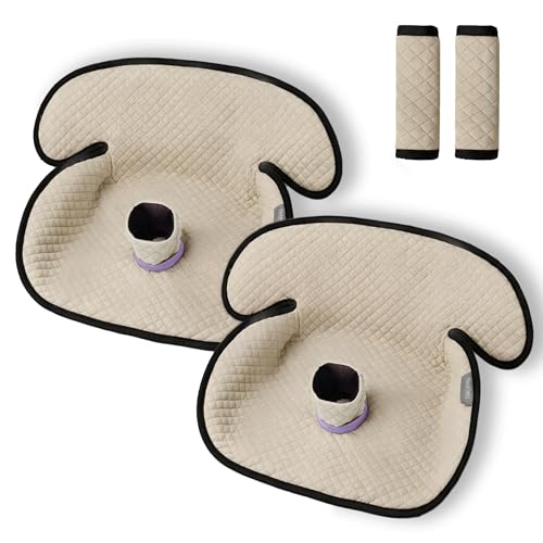 TinlyFinly 2 Pack Baby Potty Training Car Seat Protector, Washable Carseat Piddle Pad for Baby Infant Toddler, Waterproof Car Seat Liner to Prevent Pee - 2 Pack, Beige - color: Beige, size: 2 Pack