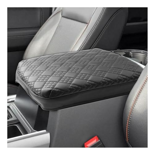 SXCY for 2023 2024 2025 Ford F250 Super Duty Armrest Cover Pad for 2025 Ford F250 Accessories 2025 F250 Center Console Cover 2025 F250 Middle Console Cover w/Soft Cotton Cushion (Added-Pad) - color: 2023-2025 Ford F250 Add Pad