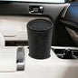 Craedli Bling Car Tissue Holder for Cup Holder, Sparkly Crystal Rhinestone Round Cylinder Car Tissue Box, Refillable Tissues Dispenser Auto Interior Paper Napkin Container with 1 Pack Tissues (Black) - color: Black