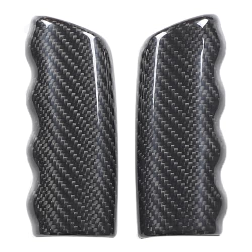 for C6 Corvette Dry Carbon Fiber Handbrake Cover Accessories Parking Handbrake Shift Lever Protector Cover Compatible with Corvette C6 2005-2013 Interior Decorative