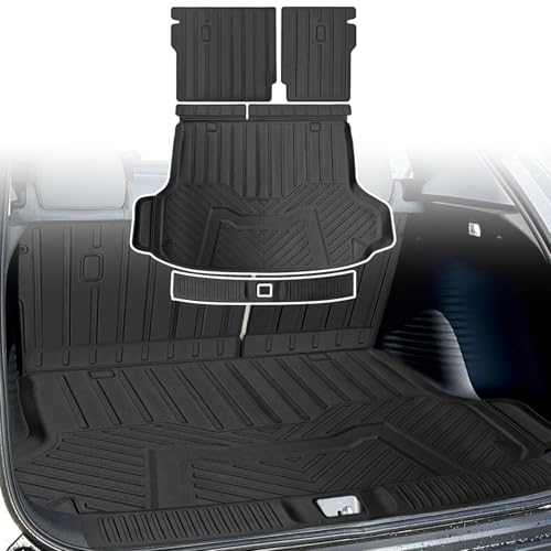 Cargo Liners Backrest Mat for Honda HR-V HRV Accessories 2023 2024 2025 2026 with Hook&Loop Rear Trunk Mat Rear Seat Back Cover Protector All Weather Anti-Slip Split Dog Liner 4 PCS - color: Honda HR-V 2023+, size: Backrest Mat + Trunk Mat