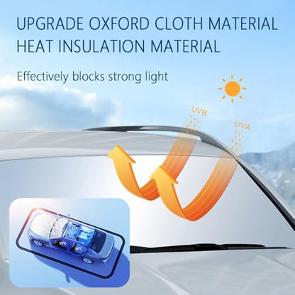 Car Windshield Sun Shade Foldable,2026 Upgraded Car Shade Front Windshield Compatible with Toyota 2016-2026 Tacoma,Sunshade for Cars Windshields with Storage Bag - color: for Toyota Tacoma 2016-2026