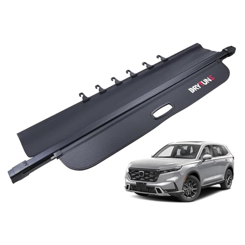 Cargo Cover Retractable Trunk Cover for Honda CRV 2017-2022 | Security Shield Privacy Shade - style: 17-22 Carbon Fiber Leather