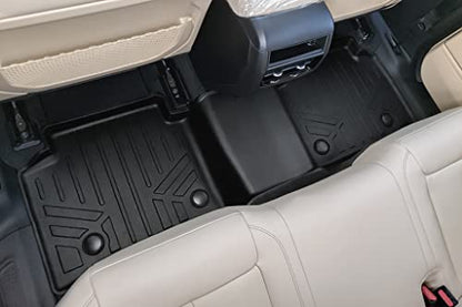 SMARTLINER All Weather Custom Fit 2 Row Floor Mat Liner Set Compatible with 2022-2025 Jeep Grand Cherokee 4xe