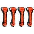 Car Window Breaker Hammer and Seat Belt Cutter 2-in-1, Emergency Escape Tool, Safety Glass Breaker, Automotive Safety Essentials and Accessories, 4 Packs - color: 4 Packs