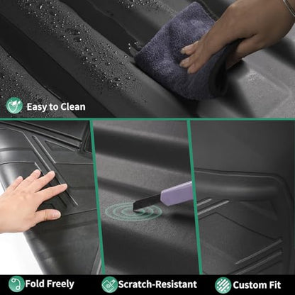 Original 2017-2025 2026 Q7/SQ7 Cargo Liner for Audi Q7 All Models - Custom Fit All Weather Protection Trunk Mat - 3D Shaped Laser Measured Cargo Mat for Audi Q7 2017-2026