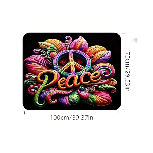 Universal Car Trunk Mat, All Weather Trunk Protection Cargo Liner, Stylish Vehicle Interior Accessories, Durable Cargo Mat Rear Trunk Line Suitable for Most Car (Fashion Geometric Flower, 29" x 39") - color: Fashion Geometric Flower