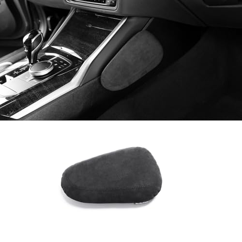 BETTERHUMZ Car Leg Pad Cushion for Alcantara Compatible with BMW 1 2 3 4 5 6 7 Series X1 X2 X3 X4 X5 X6 X7 Center Console Armrest Cushion Accessories (Passenger Side) - style: Passenger Side