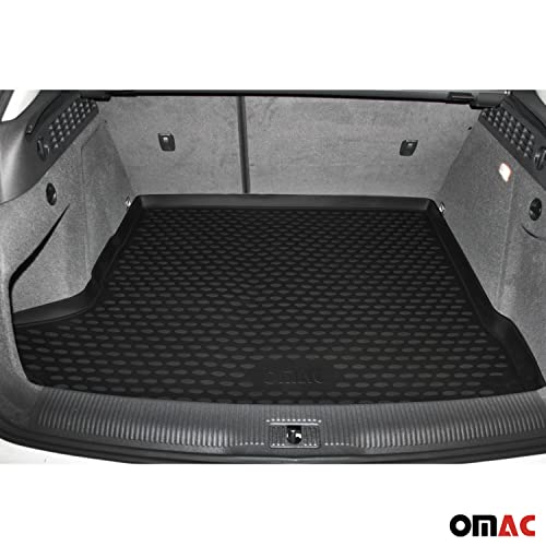 OMAC Cargo Mats Liner for Mazda CX-9 2016-2023 Rear Trunk Waterproof TPE Black - size: CX-9 2016-2023 / Black, style: Cargo Liners