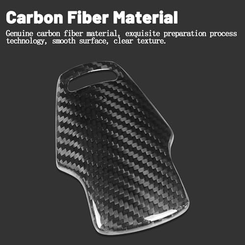 Compatible wth Carbon Fiber Gear Shift Knob Head Cover Automotive Shift Lever Modified Decoration for Chevrolet Corvette C8 2020 2021 2022 2023 2024 (Black)