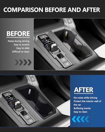 3PCS for 2026 Toyota RAV4 Interior Accessories, Console Organizer Mat, Cup Holder Insert & Wireless Charging Pad Silicone Liner, Anti-Slip Protection (Not for Limited) - size: 3PC For RAV4 2026