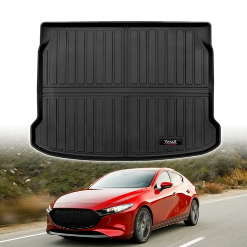 Custom for 2019-2025 2026 Mazda 3 Hatchback Cargo Mats Trunk Liner All Weather TPE Protection Mat Accessories (for 2019-2026 Mazda 3 Hatchback) - color: for 2019-2025 Mazda 3 Hatchback