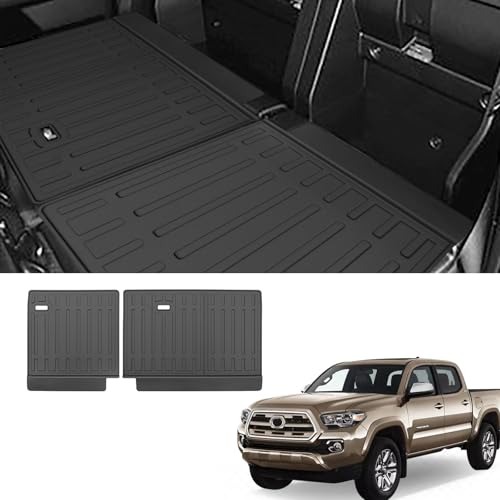 Custom for 2005-2023 Toyota Tacoma Double Cab Rear Seat Backrest Mats All Weather TPE Protection Mat Accessories (for 2005-2023 Toyota Tacoma Double Cab) - color: for 2005-2023 Toyota Tacoma Double Cab