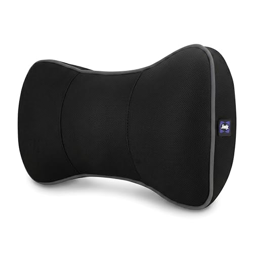 Sealy Memory Foam Neck Pillow for Car or Office Chair – Cervical Neck Pillow, Car Headrest Pillow or Office Chair Cushion for Neck