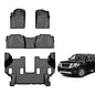Floor mats Compatible with 2019-2024 Armada/Infiniti QX80 (7 Seats) : Custom Fit All Weather TPE Heavy Duty Car Floor Liners 2019 2020 2021 2022 2023 2024 Armada Accessories - style: 11)19-24 Armada Floor Mats