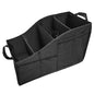 Car Seat Organizer, Collapsible Passenger Seat Storage Caddy with 4 Compartments, Waterproof Oxford Cloth Storage Box for Automotive Front & Back Seats, Car Accessories