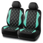Road Comforts Seat Covers, Premium Leather Car Seat Covers Front Seat for Women Girls,Airbag Compatible, Automotive Seat Covers Universal Fit Most Cars,Vans,Truck,SUV - color: Mint Front