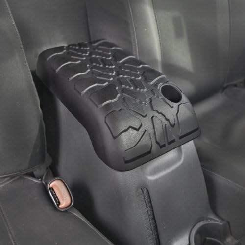 Boomerang® Tire Tread Armpad™ for Jeep Wrangler TJ (2001-2006) - Center Console Armrest Cover