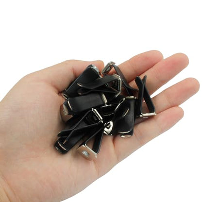 Bonsicoky 20 Pcs Square Head Car Vent Clips with Round Plastic Slot Head, Air Freshener Clips for Office Home Car Air Conditioner Outlet, Black - color: Black(with Round Slot Head), size: 20 Pcs