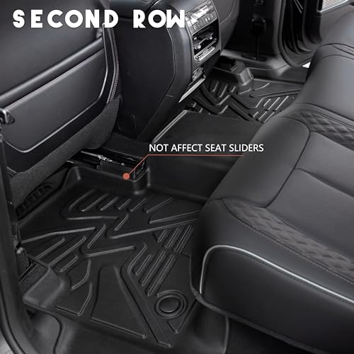 KARPAL Floor Mats & Cargo Liner for 2022-2025 2026 Jeep Grand Cherokee WL (Include 4xe, Not for WK2 or WL75) 5-Seat Only, All Weather TPE Custom Fit Floor Liners Car Mats Accessories - style: 2022-2026 | For Jeep Grand Cherokee WL (Include 4XE) | 1st & 2n