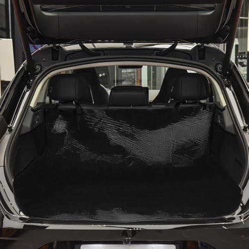 SUV Cargo Liner for Dogs, Waterproof & Non-Slip Car Trunk Mat, Anti-Scratch Auto Rear Bumper Protector Guard Pet Barrier Cover, Universal for Sedan, SUV (Blacks)