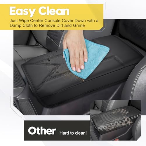 FIILINES Center Console Cover Fit for 2023-2026 Honda CRV, Armrest Cover Pad Cushion Protector for CRV Accessories Armrest Cover Anti-Scratch Center Console Pad Armrest Box Cover - size: For Honda CRV 2023-2026