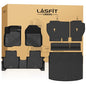 LASFIT Full Set Floor Mats for Honda CR-V 2026 2025 2024 2023 (Gasoline & Hybrid & e:FCEV), All Weather TPE Custom Fit Floor Liners 1st & 2nd Row & Seat Back Mat & Cargo Mat (Upper Position) - size: 1）For Honda CR-V | 23-26 | Full Set
