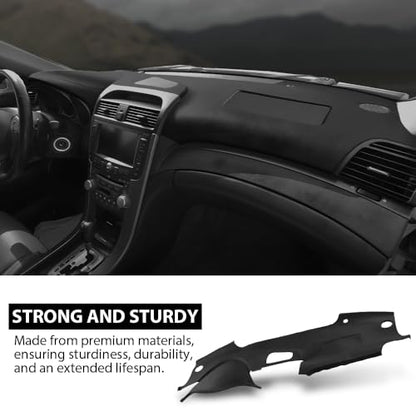 G-PLUS TPE Dash Cover Dashboard Cap Panel Compatible with Acura TL 2004-2008 Black - size: 2004-2008 Acura TL | Black