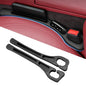 Car Seat Gap Filler, 2 PCS No Drop Seat Guard Drop Seat Gap Fillers Between Seat and Console Stop Things from Dropping Phone and Key Storage (Black) - color: Black