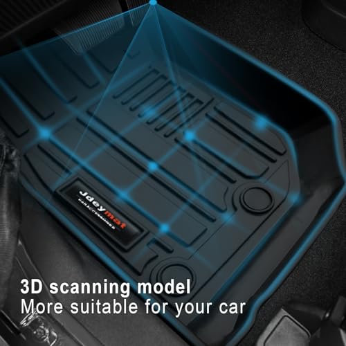 All Weather Floor Mats & Cargo Liner for 2007-2018 Jeep Wrangler JK Accessories TPE Rubber Mat (for 2007-2018 Jeep Wrangler JK 4 Door) - color: for 2007-2018 Jeep Wrangler JK 4 Door