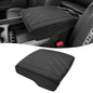 KBH Center Console Armrest Cover for 2019-2026 Dodge Ram 1500 2500 3500 5th Gen, Floor Console Bucket Seat, Arm Rest Cushion Pad Protector, Vinyl Leather, Black-Gray Stitches - color: Black-Gray Stitch