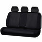 Flying Banner Neoprene Rear Bench car seat Covers car seat Protectors Split 40/60 60/40 (Solid Black, Neoprene) - color: Solid Black, size: Neoprene