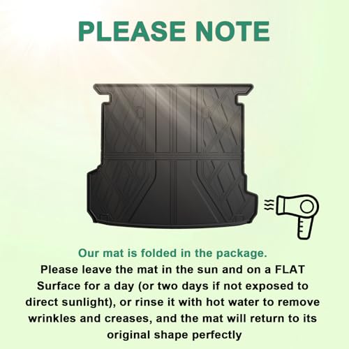 Original 2017-2025 2026 Q7/SQ7 Cargo Liner for Audi Q7 All Models - Custom Fit All Weather Protection Trunk Mat - 3D Shaped Laser Measured Cargo Mat for Audi Q7 2017-2026