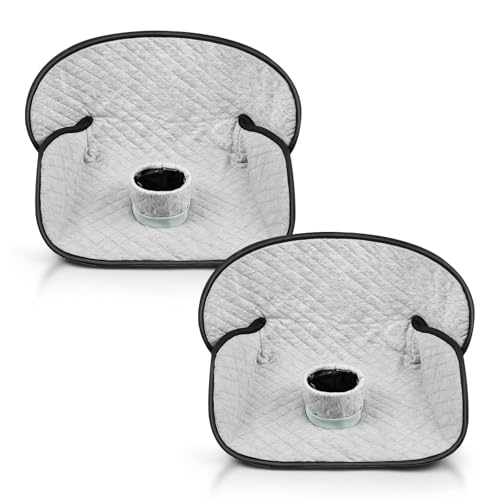 Potty Training Car Seat Protector, 2 Pack Waterproof Piddle Pads Carseat, 100% Leak-Proof Machine Washable Car Seat Liner, Non-Slip Crash-Test Approved Cover for Toddlers (Gray) - color: Gray