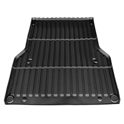 IKON MOTORSPORTS TPE Truck Bed Mat, Compatible with 2005-2023 Toyota Tacoma 5' Short Bed, Custom Fit All Weather Protection Heavy Duty 3D Molded Rear Cargo Trunk Tray Mat Protector Liner 1PC, Black
