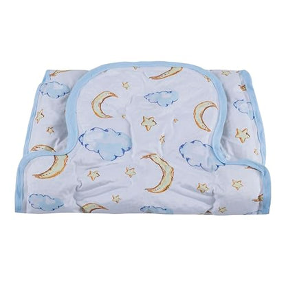 Miracle Baby Gel Car Seat Cooling Pad, Baby Stroller Ice Cooler Mat Summer Cooling Seat Liner for Babies(1 Pack) - color: Moon