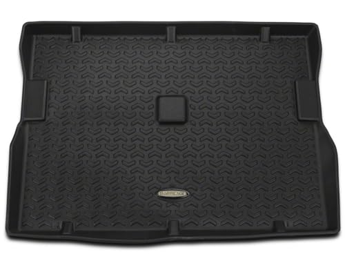 Barricade Cargo Liner; Black Compatible for 97-06 Jeep Wrangler TJ, Excluding Unlimited
