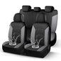HChengkikz Car Seat Covers Full Set, Waterproof Neoprene Car Seat Covers, Airbag Compatible, Universal Fit for Most Sedans, SUVs, Trucks (Black + LightGray) - color: Black Lightgray, size: Full Set