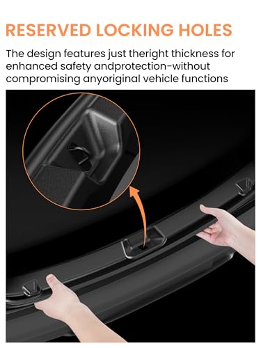 2025 2026 Tesla Model Y Juniper Rear Bumper Protector, TPE Trunk Sill Cover Guard, Interior Accessory for Model Y Juniper Cargo Area Protection