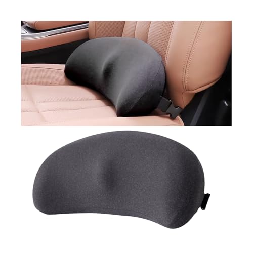 Car Seat Cushion, Memory Foam Vehicle Driver Seat Pad for Back & Sciatica Pain Relief, Comfortable Lumbar pillow for Driving, Office Chair, Wheelchair, Universal for SUV, Truck, RV (Dark Gray) - color: Dark Grey