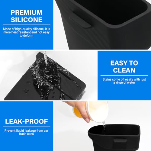 for Toyota Rav4 Accessories 2025 2024-2019 Door Side Trash Can Garbage Bin Storage Box Tray (2 Pcs)