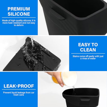 for Toyota Rav4 Accessories 2025 2024-2019 Door Side Trash Can Garbage Bin Storage Box Tray (2 Pcs)