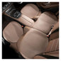 Summer Car Seat Cushion Perforated Breathable Ventilated Non-Slip All-Season Auto Cushion Pad(Brown,3-Piece Set) - color: Brown, size: 3-piece set