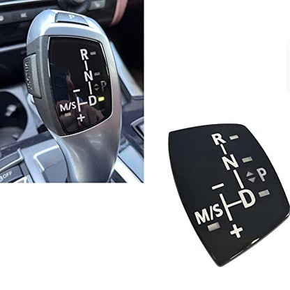 Car Gear Shift Knob Panel Sticker Cover for BMW Models Long - color: Car Gear Shift Knob, size: Long